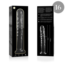 Nebula Series By Ibiza - Modèle 16 Gode En Verre Borosilicate Clair 18.5 Cm -O- 3 Cm